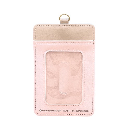 日本寶可夢中心帶回pokemon center pikachu 皮卡丘草莓粉紅證件套車票夾-細節圖2