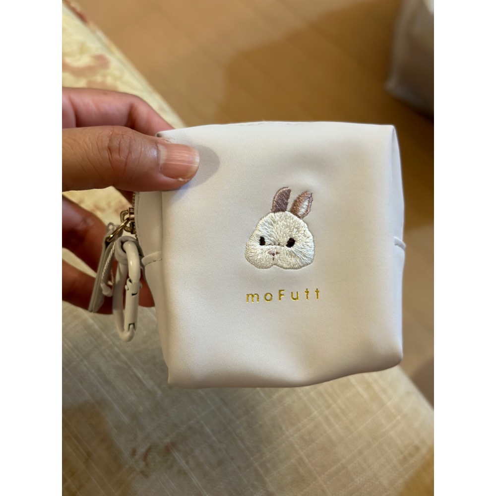 日本知名雜貨品牌Bleu bleuet小白兔吊飾零錢包-細節圖2