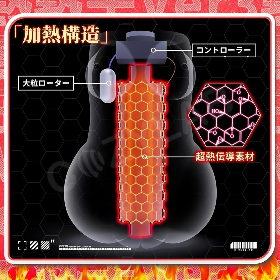 【年終清倉優惠】COZYLAB YUU 熱熱子三代 石墨烯加熱 電動飛機杯 自動飛機杯 自慰杯 真陰加熱 情趣用品-細節圖3