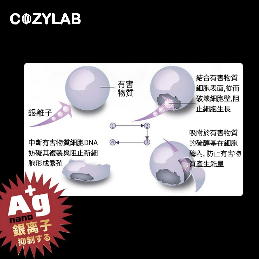 【台灣現貨】COZYLAB 日本 銀離子Ag+ 飛機杯專用 保養清潔套組 三件組 吸水棒 保養粉 清潔劑 情趣用品-細節圖4