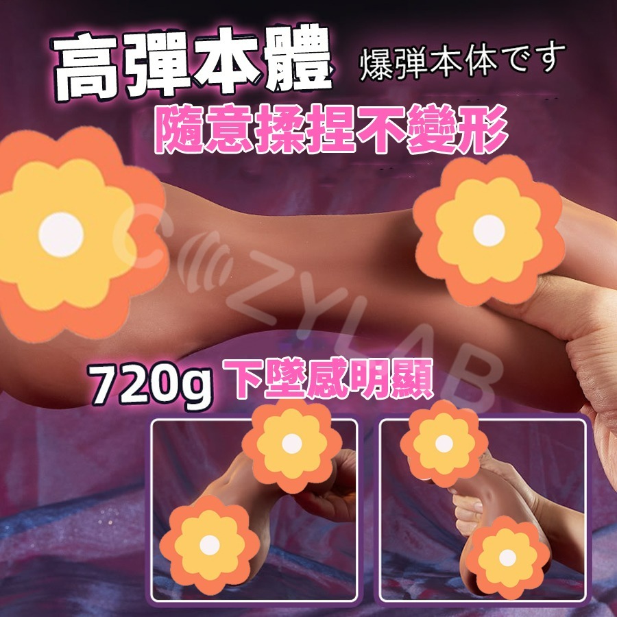 【新品現貨】COZYLAB 異域舞孃 半身娃娃 雙通道 飛機杯 倒模 名器 自慰器 男用自慰套 情趣用品 情趣精品-細節圖3