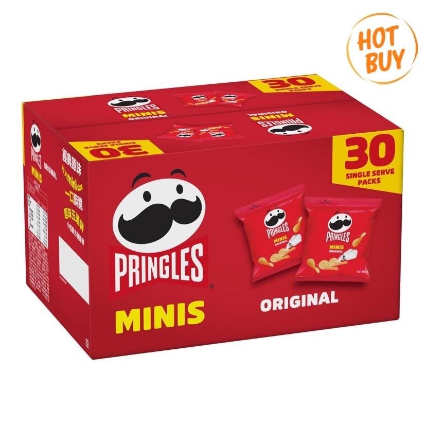 愛的小舖-品客 洋芋片 MINIS 經典原味 19公克 X 30包   效期： 2025年4月份-細節圖2