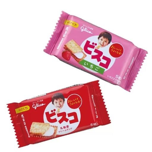 愛的小舖-格力高 綜合乳酸菌夾心餅 200片  效期： 2024年5月份-細節圖2