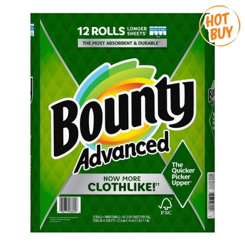 愛的小舖-Bounty 兩層隨意撕特級廚房紙巾 101張 X 1捲