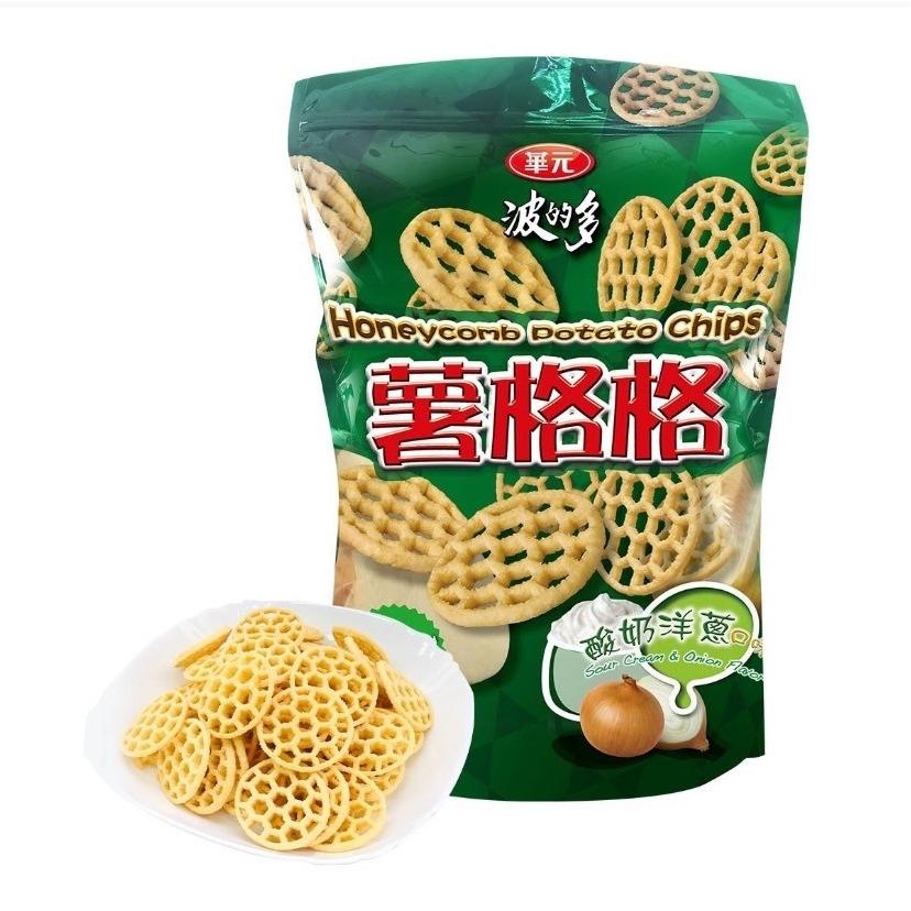 [限時特價］愛的小舖-華元薯格格酸奶洋蔥口味 500公克#現貨#  效期： 2024年10月份-細節圖2