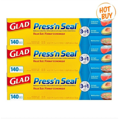 愛的小舖_GLAD Press,n seal Wrap 強力保鮮膜 3入