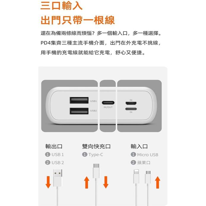 液晶顯示 40000系列 行動電源 pd4 超大容量 行動充-細節圖3