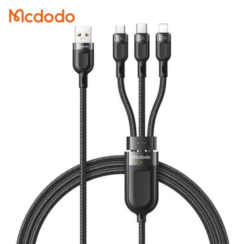 Mcdodo 迅雷系列 三合一 充電線 傳輸線 快充線 1拖3 iPhone TypeC 規格