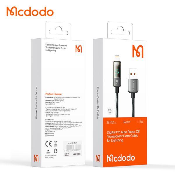 Mcdodo 數顯智能斷電 充電線 傳輸線 iPhone TypeC 規格 影藍系列-細節圖9