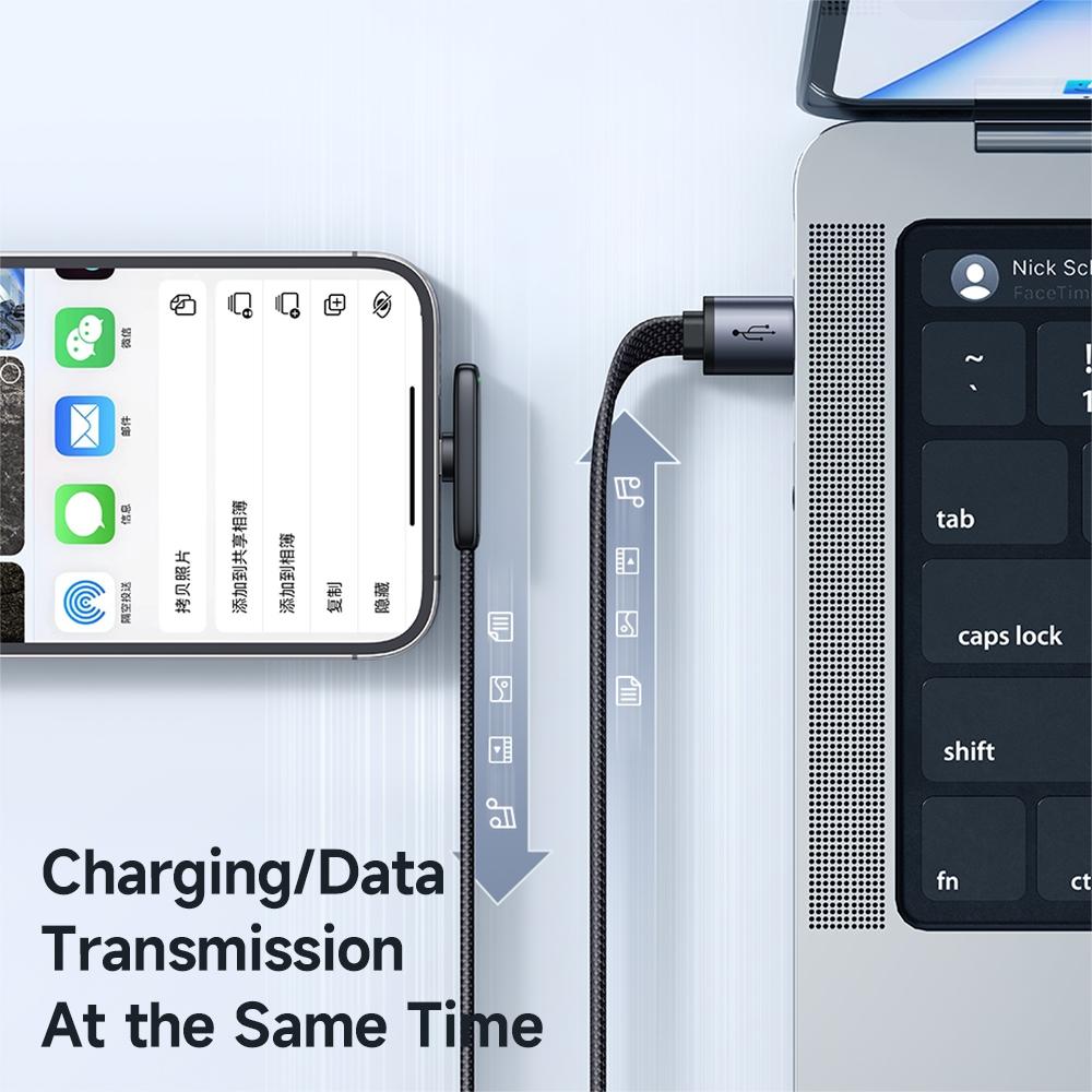 Mcdodo 電競線 彎頭 充電線 傳輸線 快充線 iPhone 安卓 適用-細節圖5