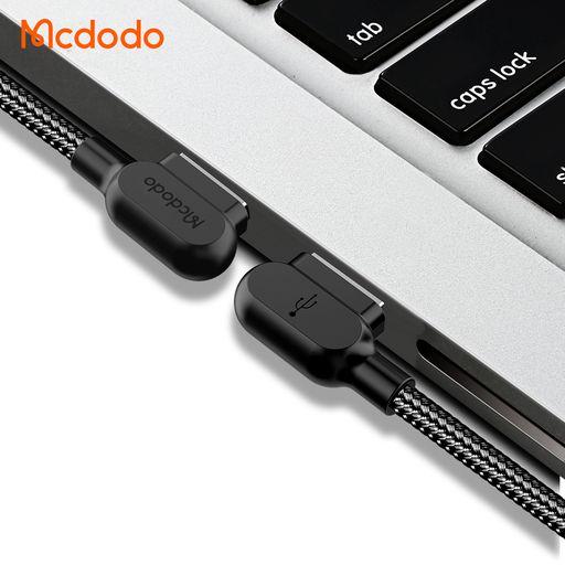 Mcdodo 彎頭電競線 鈕扣雙彎頭 充電線 傳輸線 iPhone 安卓 適用-細節圖9
