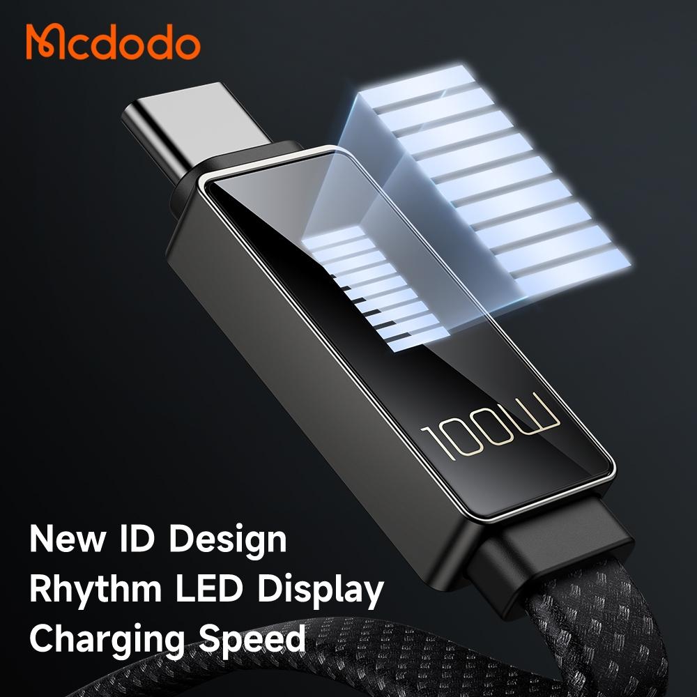 Mcdodo 充電線 蘋果/安卓 傳輸線 律動系列 LED數位顯示-細節圖2