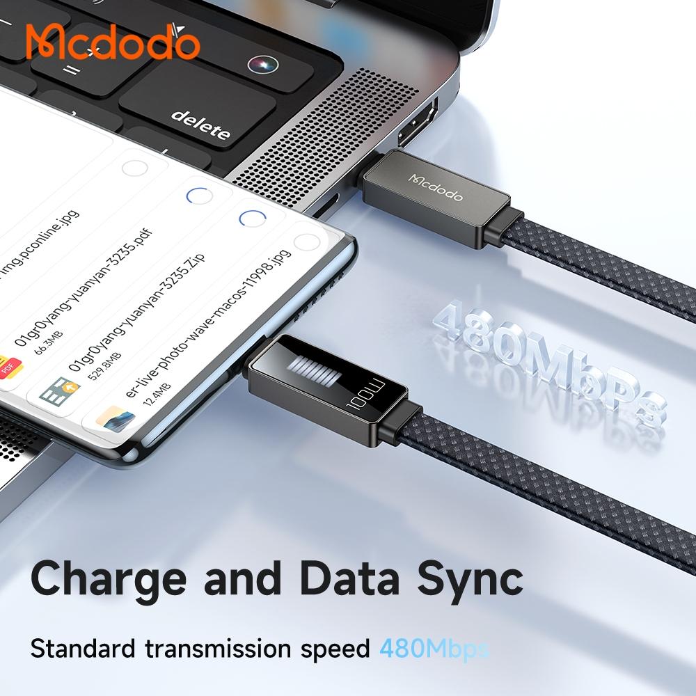 Mcdodo 充電線 蘋果/安卓 傳輸線 律動系列 LED數位顯示-細節圖6