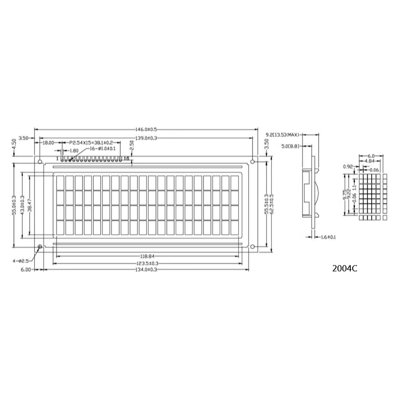 Arduino ESP32 MCU 單晶片 LCD 1602A B 2004A 2004C 12864 2004D-細節圖11