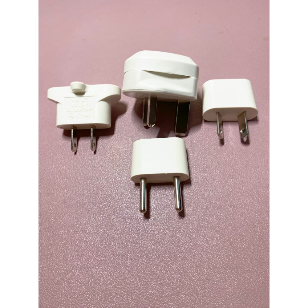 國際電源 轉接插頭 歐洲 美國 通用轉接座-細節圖2