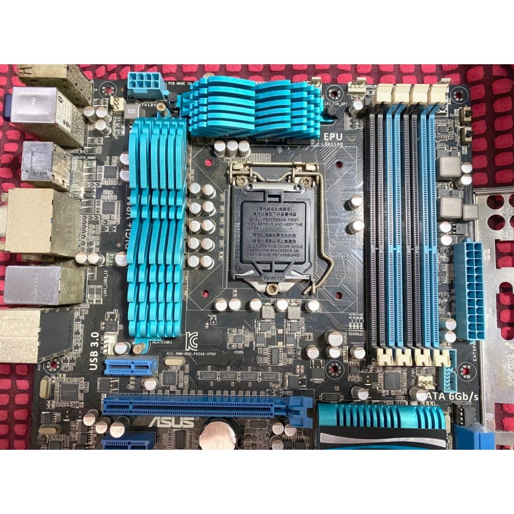 ASUS P8Z68-V PRO/GEN3  故障 可開機 有畫面 會爆power 殺肉機 當壞的賣 有擋板 詳內述-細節圖6