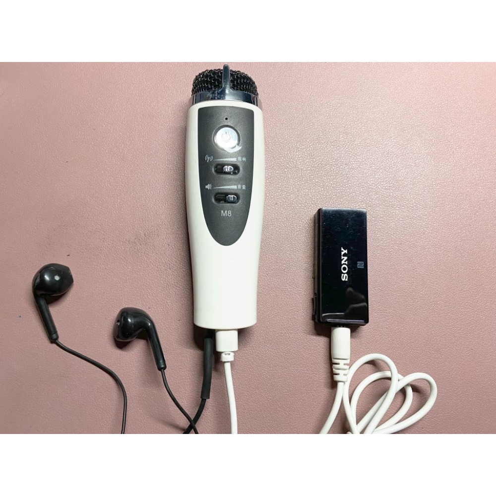 直播設備 mc-919 直播 充電式迴音麥克風  散裝 二手 便宜賣-細節圖3