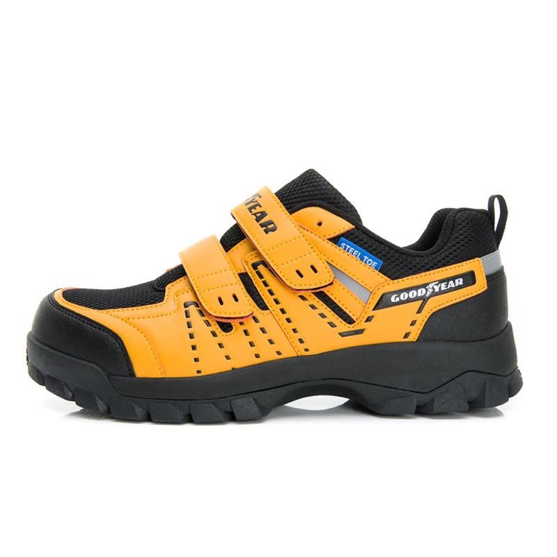 台灣  現貨+預購🌟GOODYEAR 固特異 安全鞋 認證安全鞋 鋼頭鞋 工作鞋 男  透氣 前掌柔韌易彎折 乳膠鞋墊-細節圖5