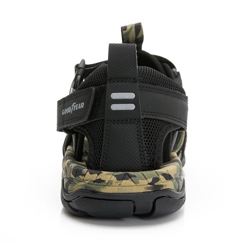 GOODYEAR 現貨+預購✨固特異  男士護趾織帶磁扣運動涼鞋  透氣防滑 溯溪鞋 水陸鞋-細節圖3