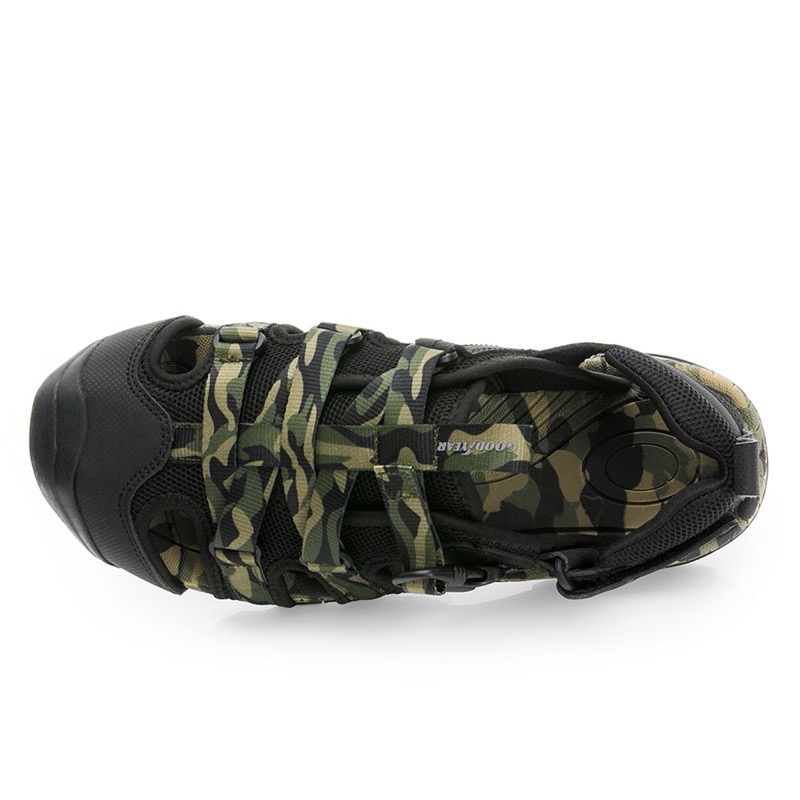 GOODYEAR 現貨+預購✨固特異  男士護趾織帶磁扣運動涼鞋  透氣防滑 溯溪鞋 水陸鞋-細節圖5