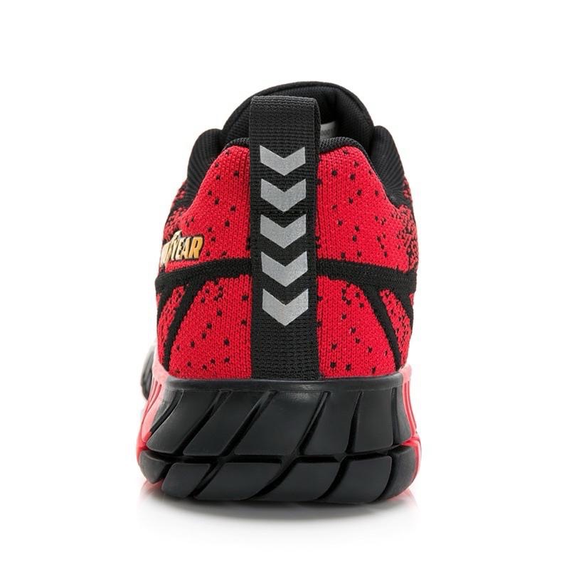 固特異 現貨+預購✨GOODYEAR   鋼頭鞋 工作鞋 多功能運動鞋 凱夫拉防穿刺 鞋頭護趾強化 透氣網布✨黑紅-細節圖4