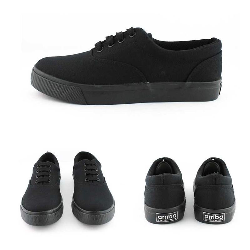 台灣製 現貨+預購🌟男女款 全黑帆布鞋 好穿百搭素面帆布鞋 打工族 學生最愛 男女懶人鞋 男女布鞋 繫帶全黑布鞋 功夫鞋-細節圖4