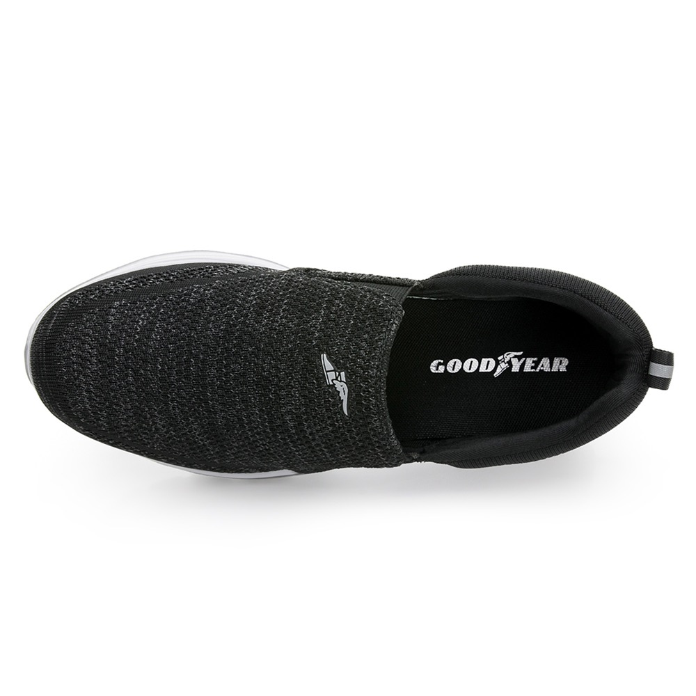 GOODYEAR 固特異✨ 健走鞋 羽量防潑水健走鞋 走路鞋 防潑水 男款運動休閒彈力健走鞋 懶人鞋 直套 乳膠墊-細節圖6