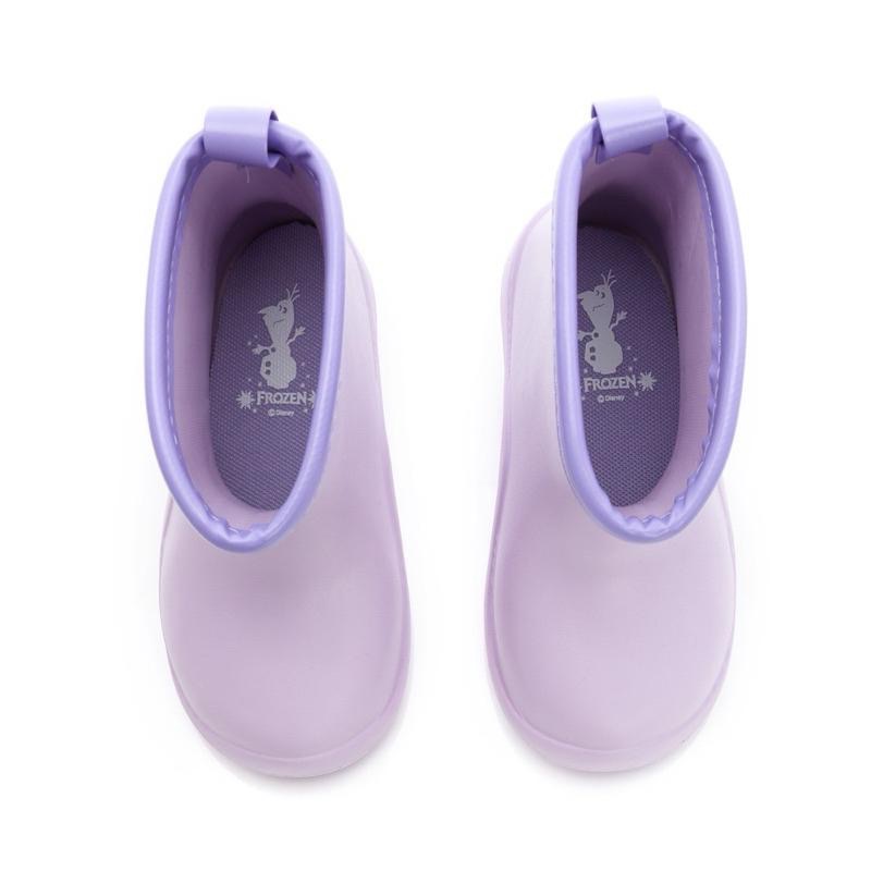 台灣 現貨+預購🌈正版授權☆ Frozen 冰雪奇緣 兒童雨鞋 輕量 防水 柔軟 舒適 穿脫便利 兒童雨靴☆ 紫-細節圖5