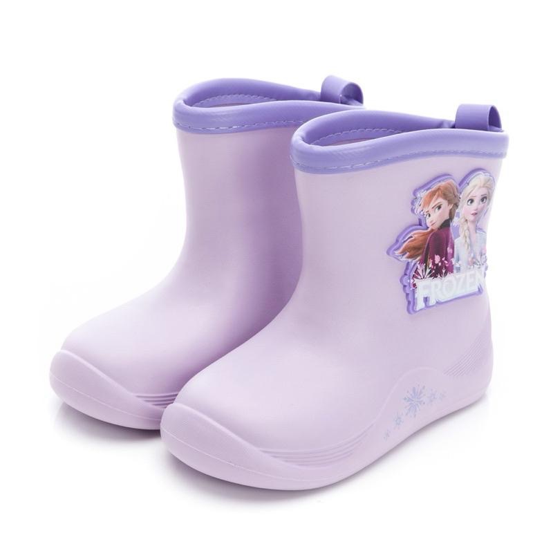 台灣 現貨+預購🌈正版授權☆ Frozen 冰雪奇緣 兒童雨鞋 輕量 防水 柔軟 舒適 穿脫便利 兒童雨靴☆ 紫-細節圖6