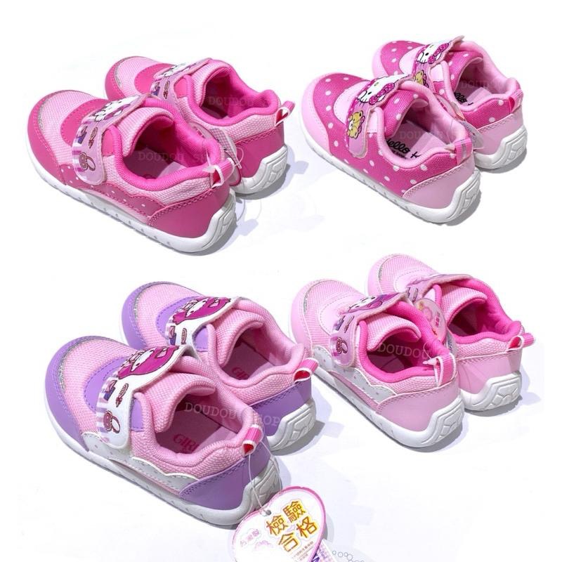 台灣製 現貨🌈限量特惠🎀三麗鷗Kitty Melody LaLa女童運動鞋 透氣 止滑 學步鞋 女童 幼童 小童 中童-細節圖6