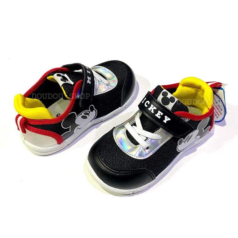 台灣製 現貨 專櫃鞋🌟Disney 米奇 米妮 護腳 兒童布鞋  兒童運動鞋 透氣 止滑 柔軟 男童 女童 中童 學步鞋-細節圖5