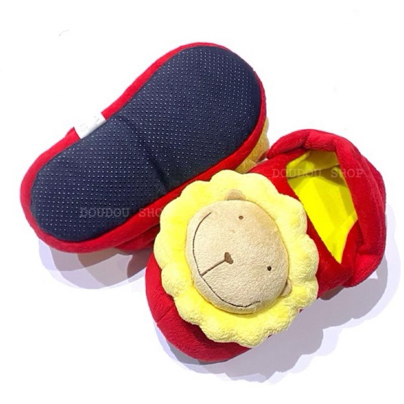 台灣 現貨 限量特價✨奶油獅 室內拖鞋 絨毛拖鞋 保暖拖鞋 紅色 保暖室內拖 25號-細節圖4