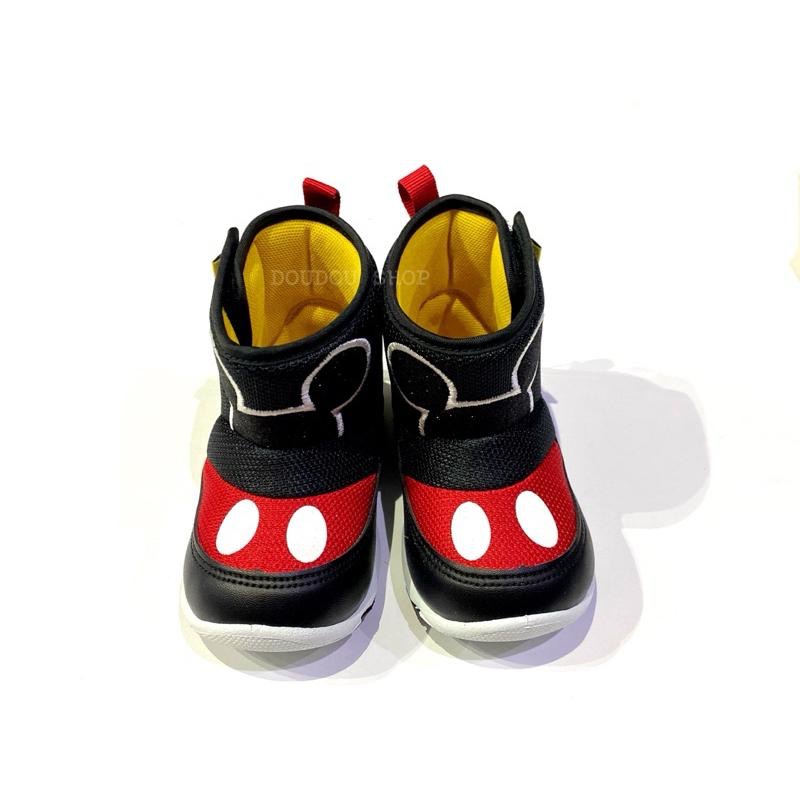 台灣製✨現貨 限量特惠🌈專櫃鞋品☆Disney 米奇 Mickey  短筒 兒童布鞋 柔軟 止滑 兒童短靴 男童 女童-細節圖2