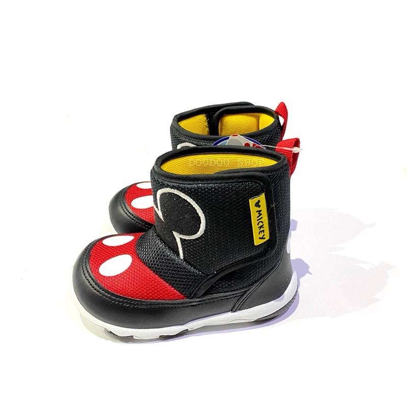 台灣製✨現貨 限量特惠🌈專櫃鞋品☆Disney 米奇 Mickey  短筒 兒童布鞋 柔軟 止滑 兒童短靴 男童 女童-細節圖3