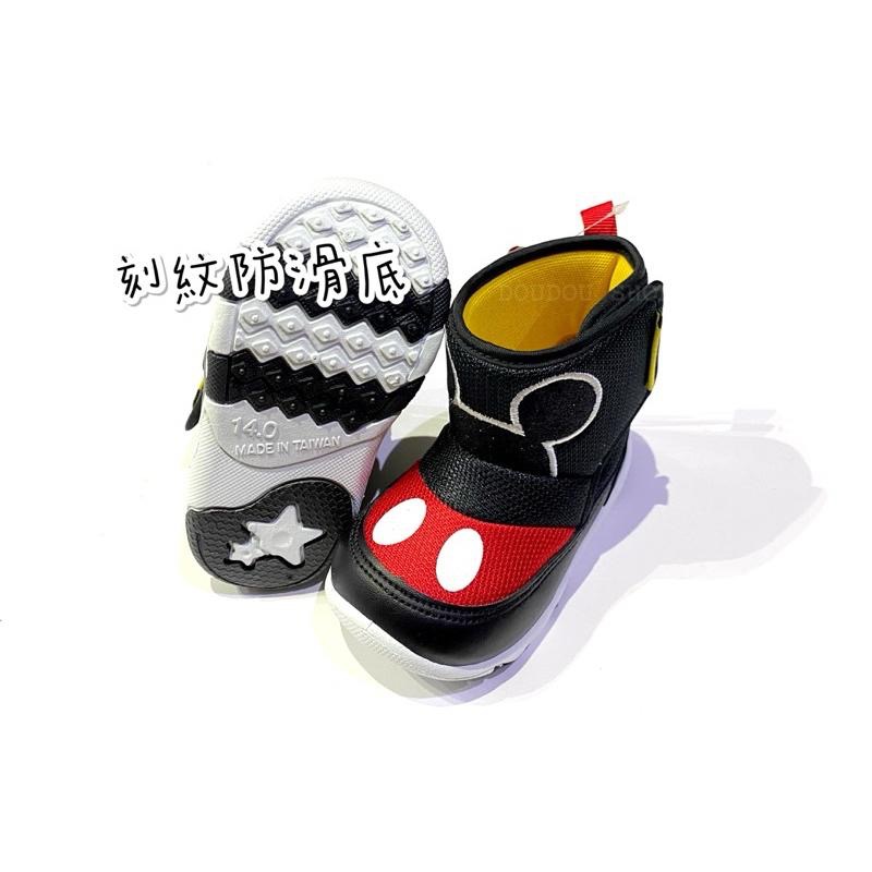 台灣製✨現貨 限量特惠🌈專櫃鞋品☆Disney 米奇 Mickey  短筒 兒童布鞋 柔軟 止滑 兒童短靴 男童 女童-細節圖4