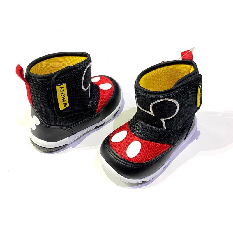 台灣製✨現貨 限量特惠🌈專櫃鞋品☆Disney 米奇 Mickey  短筒 兒童布鞋 柔軟 止滑 兒童短靴 男童 女童-細節圖7