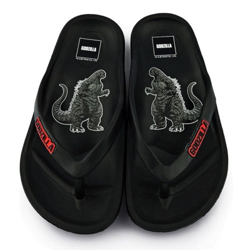 台灣製 現貨 限量特惠🌟哥吉拉 輕量 防水 夾腳拖鞋 兒童拖鞋 速乾 防水拖鞋 Godzilla 室內拖 戶外拖 人字拖-細節圖2
