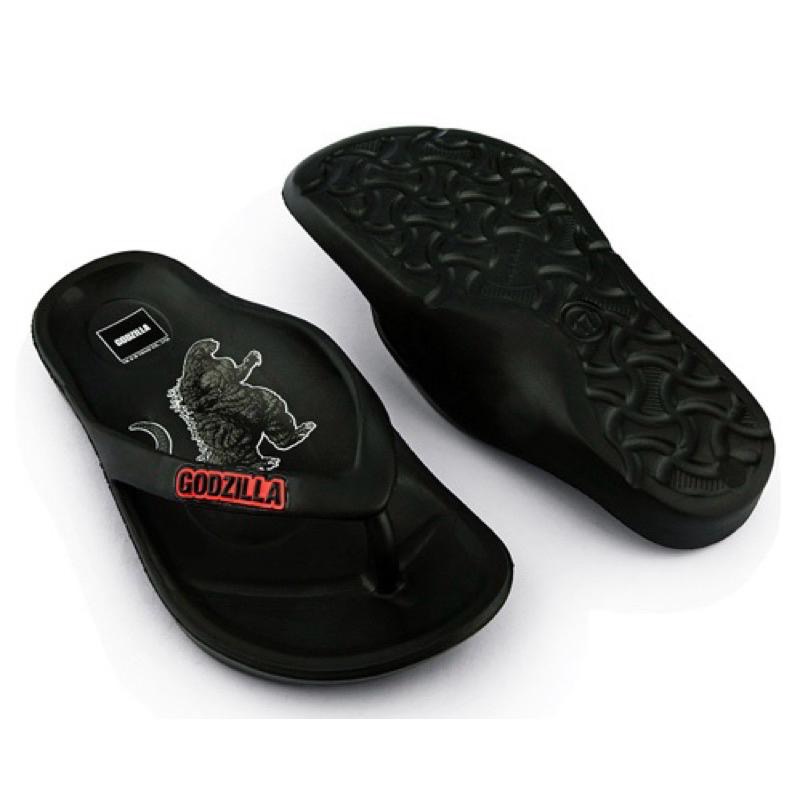 台灣製 現貨 限量特惠🌟哥吉拉 輕量 防水 夾腳拖鞋 兒童拖鞋 速乾 防水拖鞋 Godzilla 室內拖 戶外拖 人字拖-細節圖3