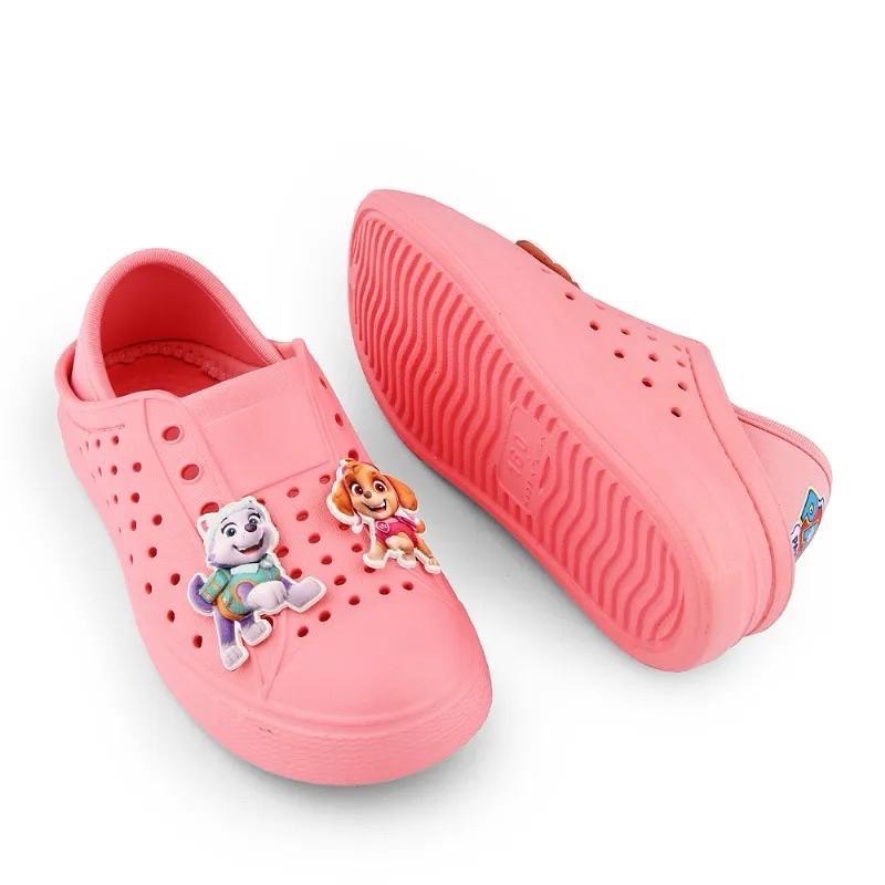 台灣製 限量降售 汪汪隊 兒童 防水 洞洞鞋 可後踩 速乾 透氣  一體成型 輕量 止滑  休閒懶人鞋 輕便鞋 天天-細節圖4