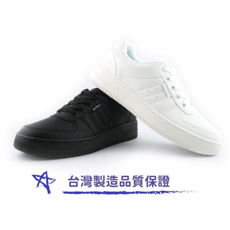 台灣製 現貨+預購✨男 寬楦 防潑水 厚底 運動鞋 板鞋 止滑 耐磨 舒適 休閒鞋 球鞋 全白 白鞋 白色運動鞋-細節圖6