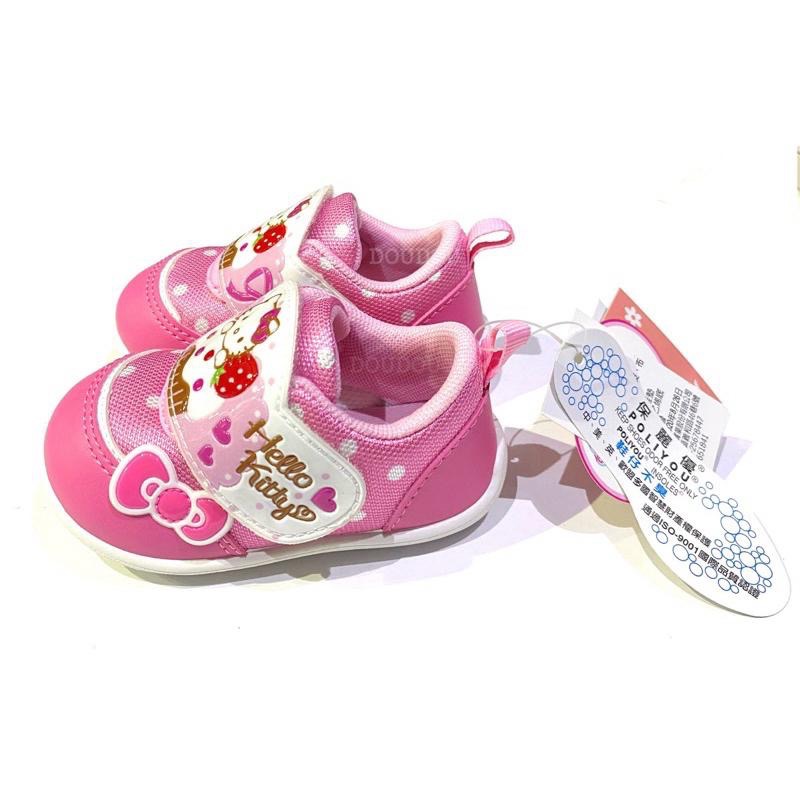 台灣製  現貨🌟專櫃鞋品🎀Hello Kitty 學步鞋 寶寶鞋 柔軟 透氣 止滑  抗菌鞋墊 女童 幼童 正版授權-細節圖3
