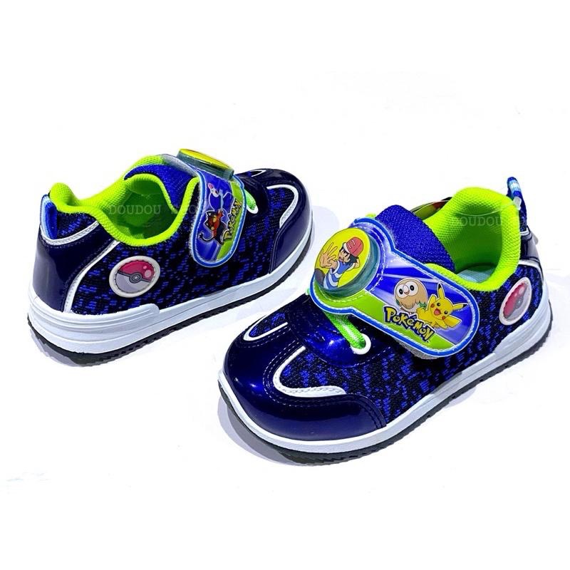 台灣製 現貨🌟寶可夢 Pokémon電燈 運動鞋 透氣 耐磨 止滑 兒童球鞋 休閒運動鞋 精靈寶可夢 皮卡丘 兒童運動鞋-細節圖6