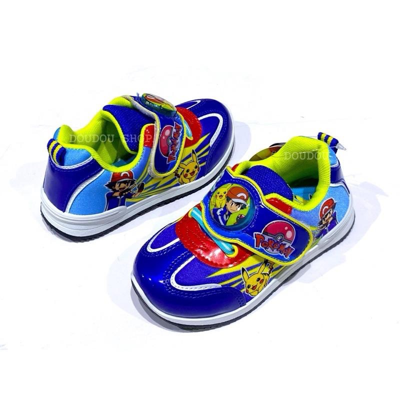 台灣製 現貨🌟寶可夢 Pokémon電燈 運動鞋 透氣 耐磨 止滑 兒童球鞋 休閒運動鞋 精靈寶可夢 皮卡丘 兒童運動鞋-細節圖7