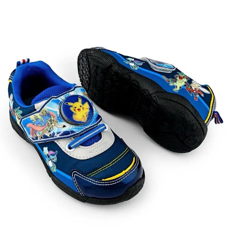 台灣製 現貨🌟寶可夢 Pokémon電燈 運動鞋 透氣 耐磨 止滑 兒童球鞋 休閒運動鞋 精靈寶可夢 皮卡丘 兒童運動鞋-細節圖9