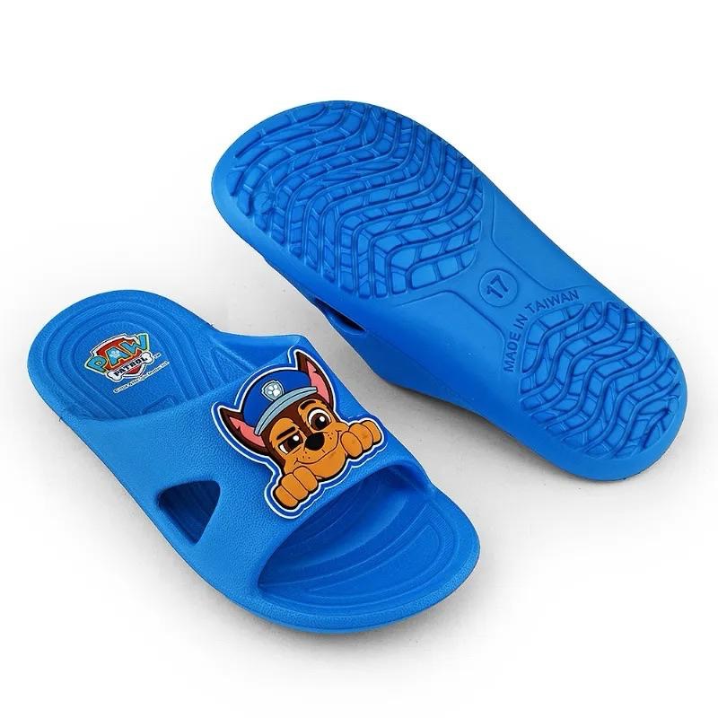 台灣製 現貨🌟汪汪隊 輕量 防水 一片式拖鞋 兒童拖鞋 男童 女童 中童 小童 兒童 速乾 防水拖鞋 天天 一體成型-細節圖3