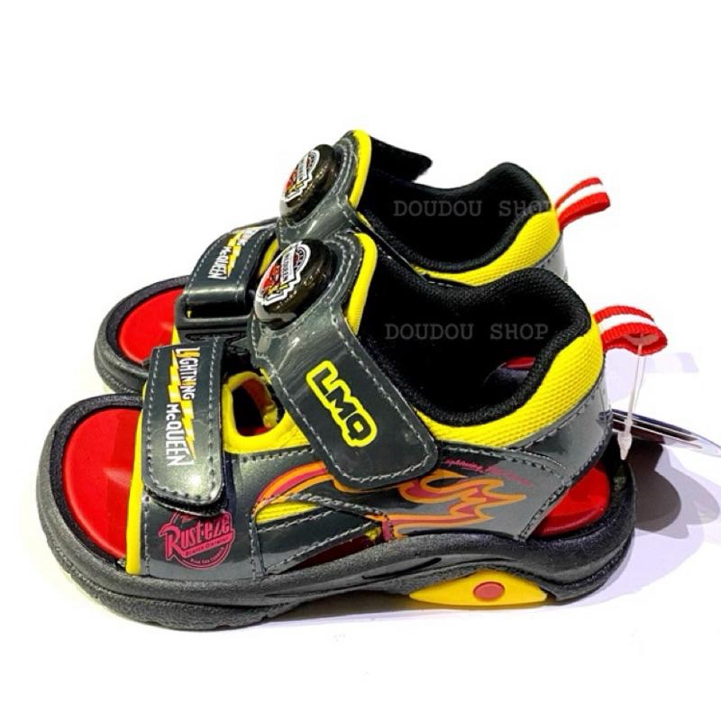 台灣製🔥正版授權✨專櫃鞋品☆ Disney 閃電麥昆  兒童 電燈涼鞋 耐磨 止滑 兒童運動涼鞋 女童涼鞋 男童涼鞋-細節圖3