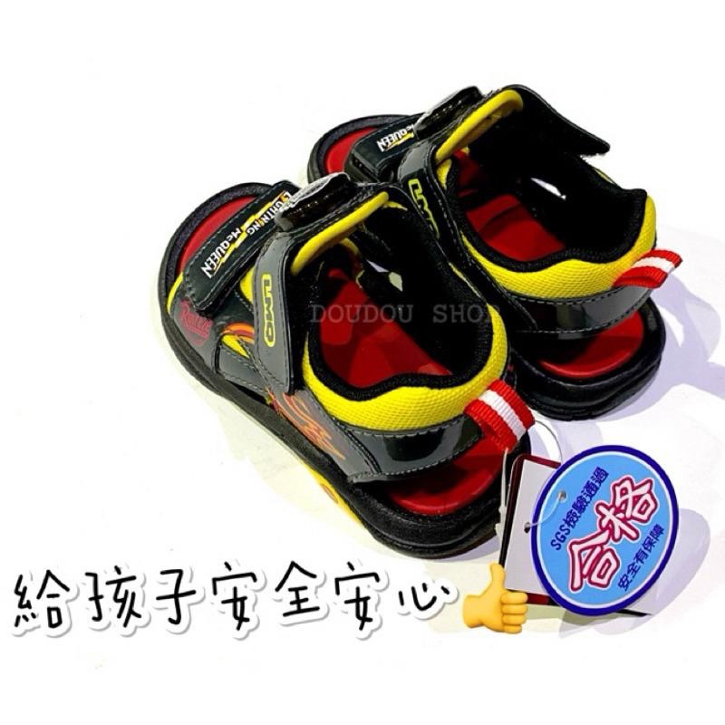 台灣製🔥正版授權✨專櫃鞋品☆ Disney 閃電麥昆  兒童 電燈涼鞋 耐磨 止滑 兒童運動涼鞋 女童涼鞋 男童涼鞋-細節圖4