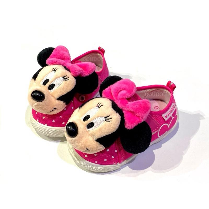 台灣製✨現貨 限量特惠🌈專櫃鞋品☆Disney  米奇  米妮 活動式 立體娃娃 兒童布鞋 柔軟 透氣 止滑 男童 女童-細節圖4
