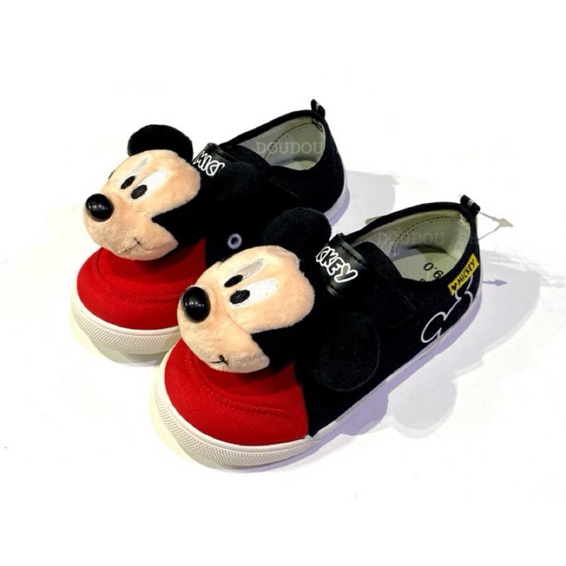 台灣製✨現貨 限量特惠🌈專櫃鞋品☆Disney  米奇  米妮 活動式 立體娃娃 兒童布鞋 柔軟 透氣 止滑 男童 女童-細節圖7