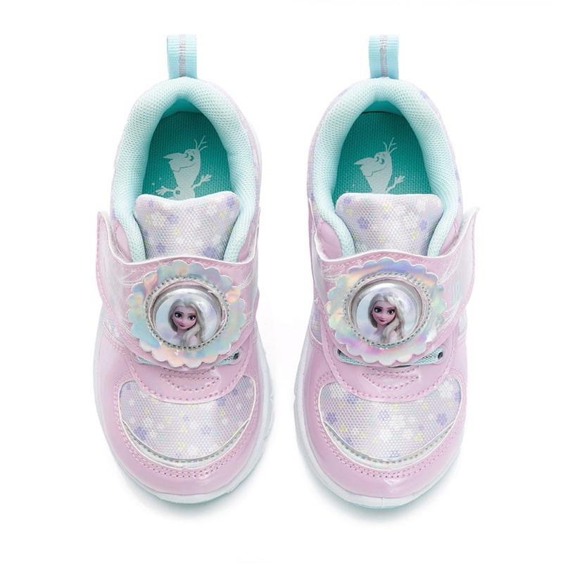 台灣製   現貨+預購🌟冰雪奇緣  Frozen 炫光電燈運動鞋 艾莎 安娜  兒童球鞋 女童運動鞋  防臭 止滑 耐磨-細節圖2